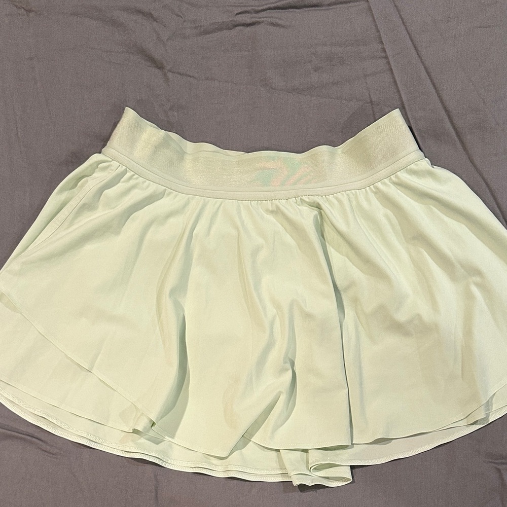 Lululemon Athletica Light Green Skater Skirt
